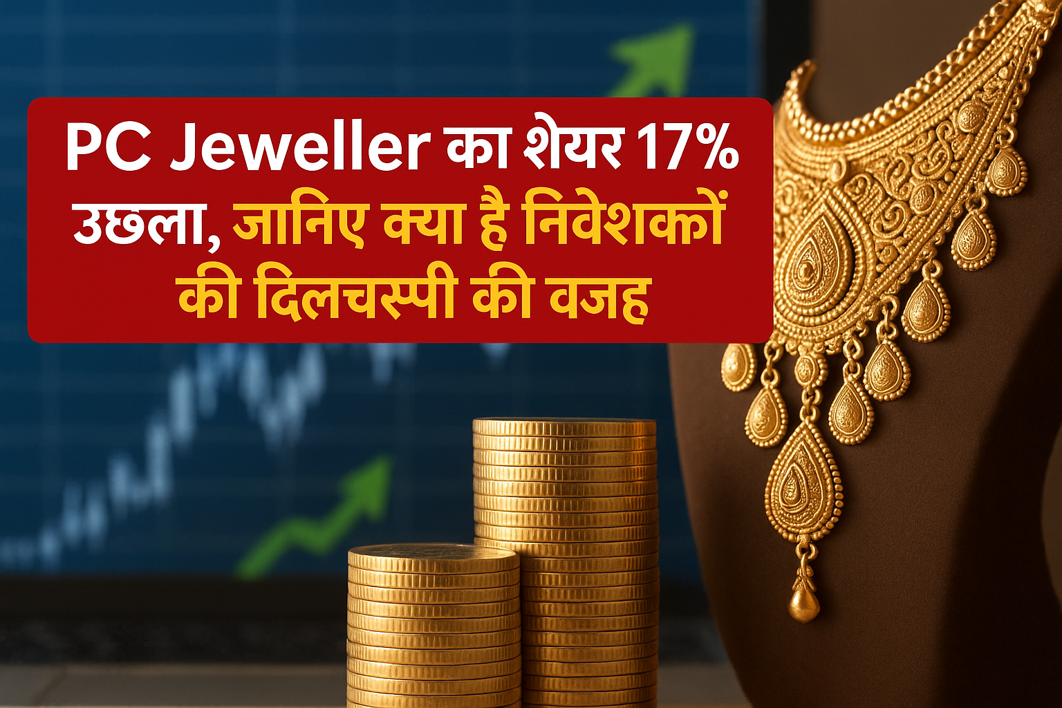 PC Jeweller का शेयर 17% उछला